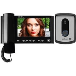 Vdeo Porteiro Intelbras Color Iv 7010 Hs Preto