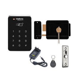 Kit Controlador de Acesso Intelbras Com Fechadura Eltrica e Tags