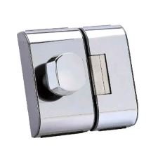FECHADURA PV90 2R INOX CROMADA S/PUXADOR C/MAANETA BOLA - HDL