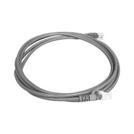 Patch Cord UTP Fast Track CAT5e Cinza Com Capa Protetora Moldada 2,5m
