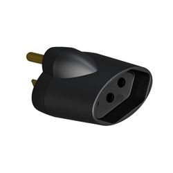 Adaptador Tomada Padro Antigo Reverso 15a Dnv - Sts