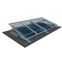 Estrutura Solar Telhado Laje 15 04 Placas (rs-282) S/ Perf.