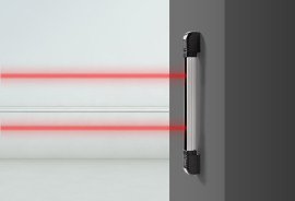 SENSORES INTELBRAS SENSOR DE BARREIRA INFRAVERMELHO ATIVO DOIS FEIXES IVA 7100 DUAL