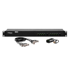 Power Balun de 8 Canais Intelbras VB 3008 WP - Resoluo 4k, Vdeo e Alimentao via Cabo UTP, Funo Bidirecional e Multi HD
