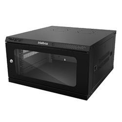 Mini Rack 08ux19px570mm Desmontado Preto Intelbras - Sts