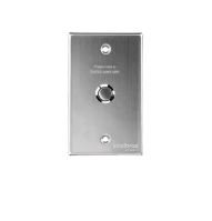 BOTAO DE SAIDA INOX C/MOLDURA PARA CAIXA 4X2 PRATA - AUTOMATIZA