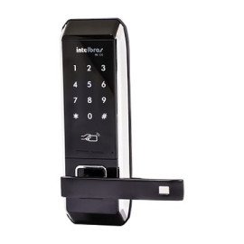 Fechadura Digital Intelbras FR 320 Abre C/ Carto ou Digitando Senha Em Teclado Touch