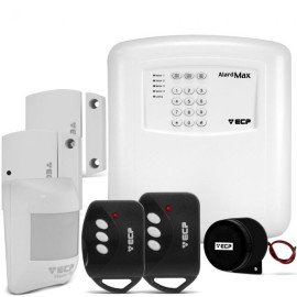 Kit Alarme Alard Max 4 Residencial e Comercial c/ 3 Sensores e Discadora Telefnica - ECP