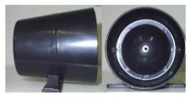 SIRENE EXTERNA MODELO GK 10 120DBI PRETA GLK