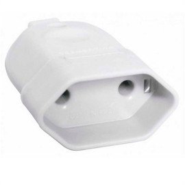 Tomada Cinza Fmea 2 Polos Mec Tronic 10A 250V