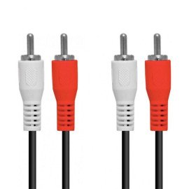 Cabo de udio 2 RCA x 2 RCA Nquel 1,5 Metro Vinik