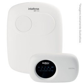     Central de Alarme Intelbras AMT 2110, Alarme monitorado com 10 zonas (10 com fio + 16 sem fio), Via linha telefnica, 2 Parties, Discadora