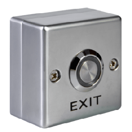 CONTROLE DE ACESSO GAREN BOTO SADA DE ZINCO COM LED