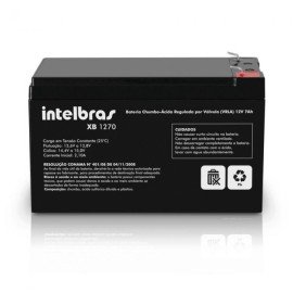 Bateria de Chumbo-cido p/ NoBreak 12V 7Ah XB 1270 Intelbras XB1270