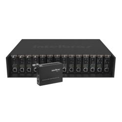 Chassis Para Conversor De Mdia Kx 1400 R Para Rack 19