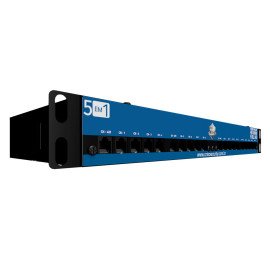   Rack Power Balun HD 8000 16 Ch De At 5Mp Onix Security Leva Sinal de Video e Alimentao Atravs nico Cabo e Fonte Inclusa, Horizontal 19 Padro U  1810