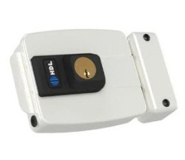 Fechadura Eltrica C90 Dupla Fixa Branca HDL