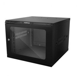 Mini Rack Intelbras 19 Desmontvel MRD 857 de Parede 8U x 570mm