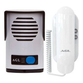 Kit Interfone Porteiro Eletrnico AGL P10 S - Alimentao Externa