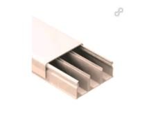 CANALETA DUTO X2 SLIM 50X20 BEGE ADESIVADA C/ DIVISORIA - DUTOPLAS