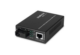 FIBRA PTICA INTELBRAS CONVERSOR DE MDIA GIGABIT ETHERNET MONOMODO 20 KM KGSD 1120 B