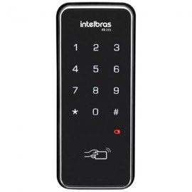 Fechadura Digital Intelbras FR 201 C/ Chaveiro e Senha Teclado Touch