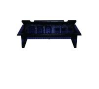 CAIXA DE MESA C/3 TOMADAS PADRO NBR / 3 COLARES RJ-45 - SOLLAN