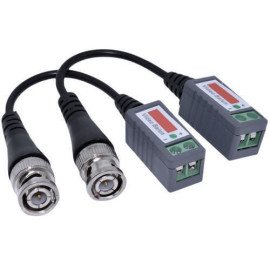 Conversor Balun Passivo HB 202 HD Hbrido HDCVI, HDTVI, AHD e Analgico