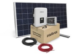 ENERGIA SOLAR INTELBRAS GERADORES MONOFSICOS ON GRID 3,3 KWP E 4,95 KWP 