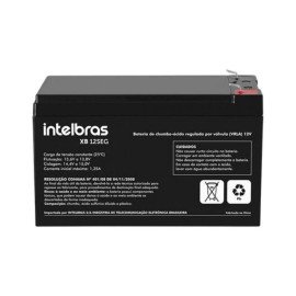 Bateria Intelbras Chumbo-cido 12V p/ Sistemas de Segurana XB 12SEG 30537