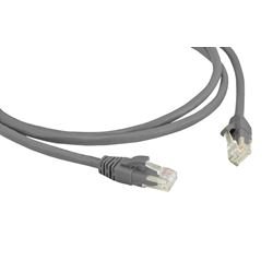 Patch Cord 2,5 M Cat 6 Rj45/rj45 Utp Cm Cinza