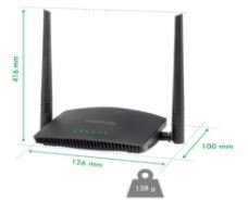 ROTEADOR WIRELESS INTELBRAS N 300 RF 301K 300 MBPS DE VELOCIDADE MEMRIA FLASH 2 MB 4 PORTAS LAN 4750072 