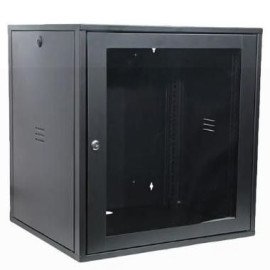 Rack 19" Fechado Para Fixao em Parede 16U x 670mm Preto