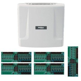 Kit Central de Interfonia e Comunicao Condominial + Placa p/ 40 Ramais - Intelbras Comunic 48