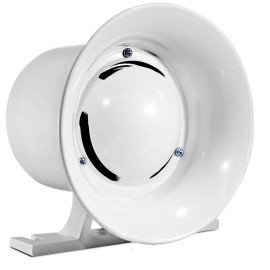 Sirene Branca Compacta de Alta Potncia, 116Db, 12v