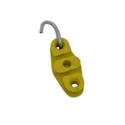 Esticador Formato 8 Para Cabo Mini Drop Amarelo