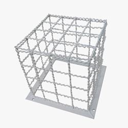 Grade Para Proteo De Cmera 20x20x20 Branco
