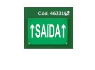 PLACA DE SINALIZAO NEW SLIM BR-VD SAIDA SETA CIMA - INTELBRAS