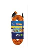 CORDO PROLONGADOR HARD WORK PP 2X2,5MM X 5M - LARANJA 2P -20A