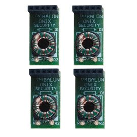 Conversor Balun Placa P/ Rack HD 3000 Onix Security - 04 unidades