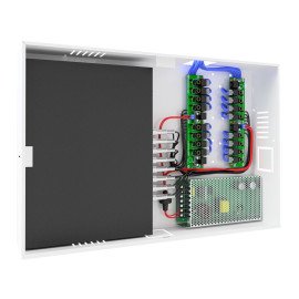   Rack Power Balun HD 8000 8 Ch De At 5Mp Onix Security Leva Sinal de Video e Alimentao Atravs nico Cabo e Fonte Inclusa, Organizador Vertical   1806
