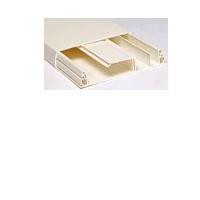 CANALETA DUTO X4 SLIM 110X20 2M BEGE C/ DIVISORIA - DUTOPLAST