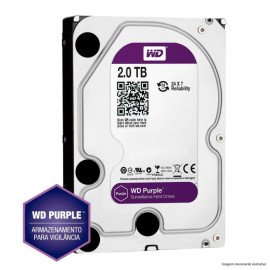 HD Western Digital 2TB WD Purple Surveillance SATA 64MB Cache - WD20PURZ