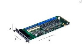 PLACA 16 RAMAIS MISTA (4RD/12RA) UNNITI 2000 / 3000 - INTELBRAS