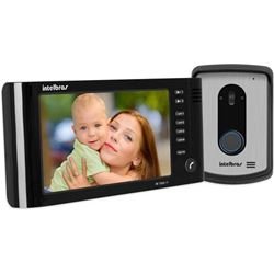 Vdeo Porteiro Intelbras Color Iv 7010 Hf Preto