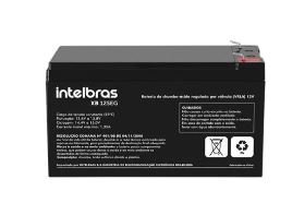 BATERIA 12V PARA SISTEMA DE SEGURANA XB 12SEG - INTELBRAS