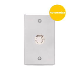 CONTROLES DE ACESSO CORPORATIVO INTELBRAS BOTO DE SADA INOX COM MOLDURA