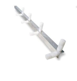 HASTE CANTO ALUMINIO 12 ISOL 1M