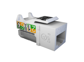 CONECTOR FMEA SOHOPLUS CAT.6 T568A/B  BRANCO  ROHS