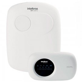 Central de Alarme Intelbras AMT 2118 EG monitorada com 18 zonas (18 com fio + 24 sem fio) Via (linha telefnica/ethernet/GSM-GPRS)